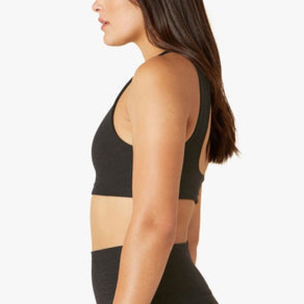 Custom Hollow Back bra: Private Label Sports Bras Sleek Open Back Women's Fitness Tops - 图片 4
