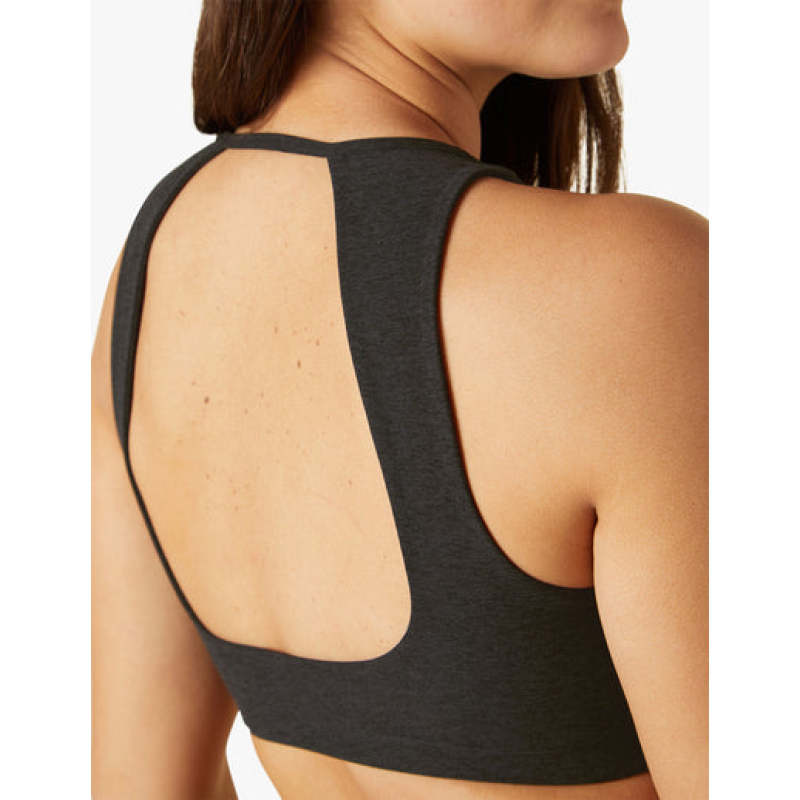 Custom Hollow Back bra: Private Label Sports Bras Sleek Open Back Women's Fitness Tops - 图片 3