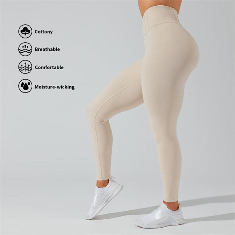 High Waist Yoga Pants Factory | Spandex Stretch Butt Lift Tights Leggings Supplier - 图片 4