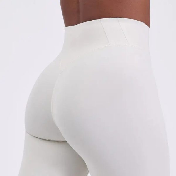 Nylon Yoga Pants Manufacturer | Bonded High Rise Compressive Gym Leggings Factory - 图片 2