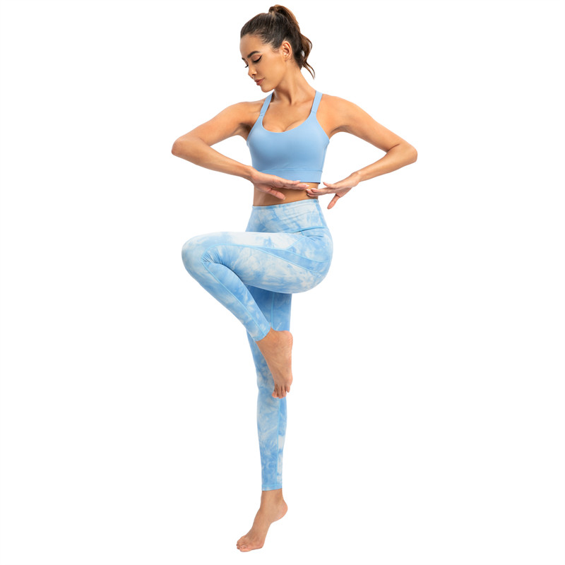 Gym Yoga Wear Factory | Printing Yoga Pants Lightweight Supplier | Custom Cross Back Yoga Bra - 图片 5
