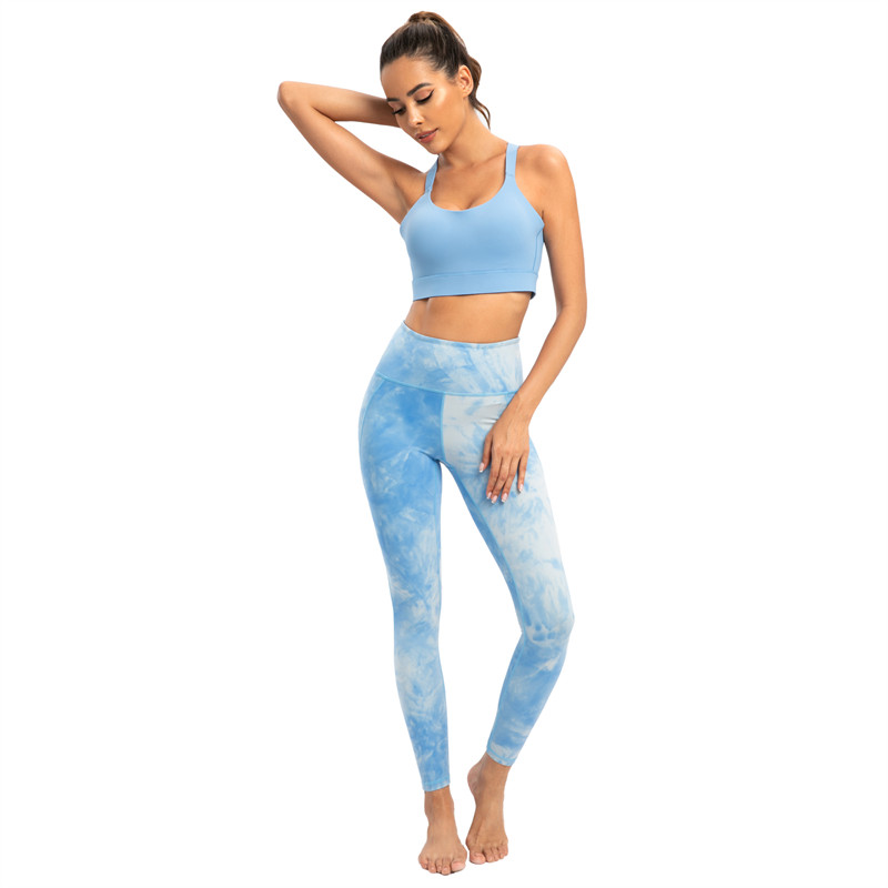 Gym Yoga Wear Factory | Printing Yoga Pants Lightweight Supplier | Custom Cross Back Yoga Bra - 图片 3