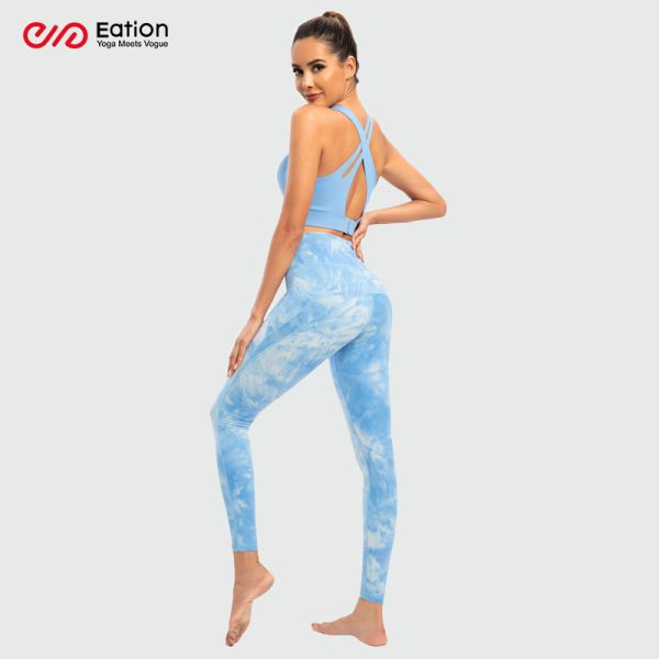 Gym Yoga Wear Factory | Printing Yoga Pants Lightweight Supplier | Custom Cross Back Yoga Bra