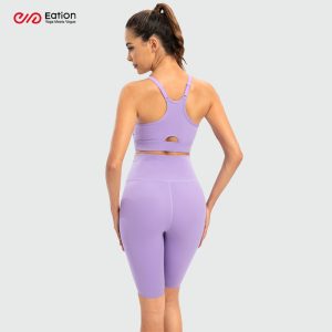 Custom Yoga Apparel Manufacturer | Solid Bonded Yoga Pants Factory | Strappy Yoga Bra Supplier