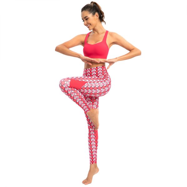 Yoga Clothing Factory | Printing Yoga Pants Manufacturer | Solid Strappy Yoga Bra Supplier - 图片 5