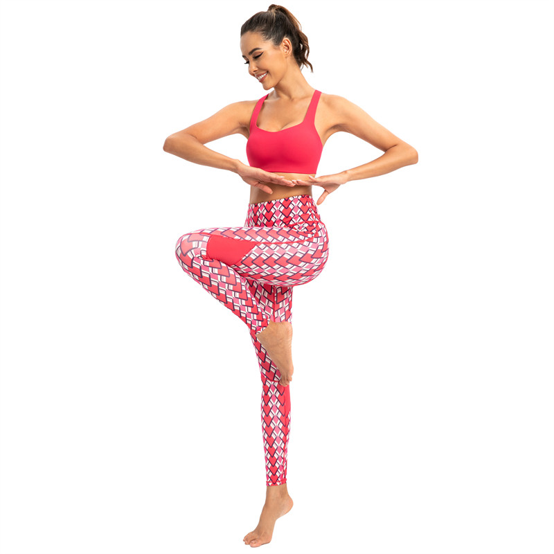 Yoga Clothing Factory | Printing Yoga Pants Manufacturer | Solid Strappy Yoga Bra Supplier - 图片 5