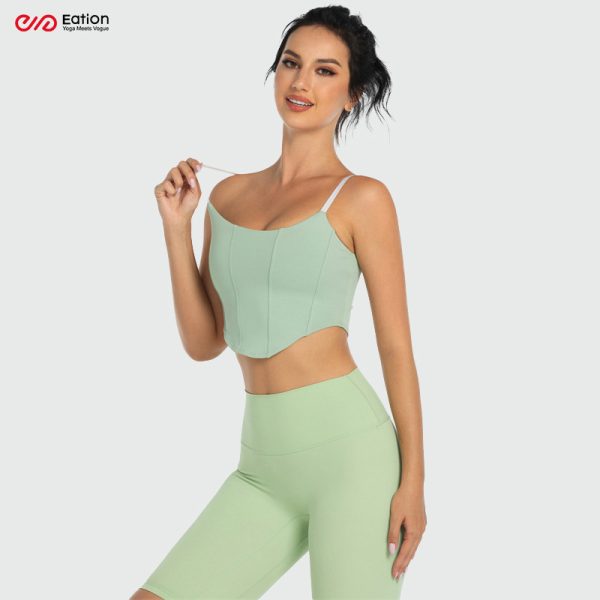 Custom Fitness Apparel Manufacturer | Smooth Yoga Shorts Factory | Thin Strip Workout Running Bra Supplier - 图片 5