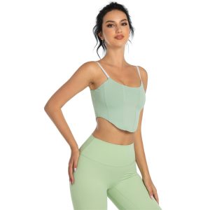 Custom Fitness Apparel Manufacturer | Smooth Yoga Shorts Factory | Thin Strip Workout Running Bra Supplier