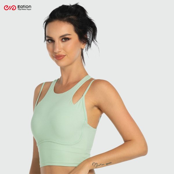Custom Sports Bras Manufacturer | High Impact Support Workout Bra Factory | Round Neck Yoga Bra Vendors