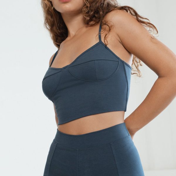 Custom Sports Bra Manufacturer | Gym Yoga Hollow Back Sports Bra Factory | Recycled Strap Yoga Bra Supplier - 图片 4