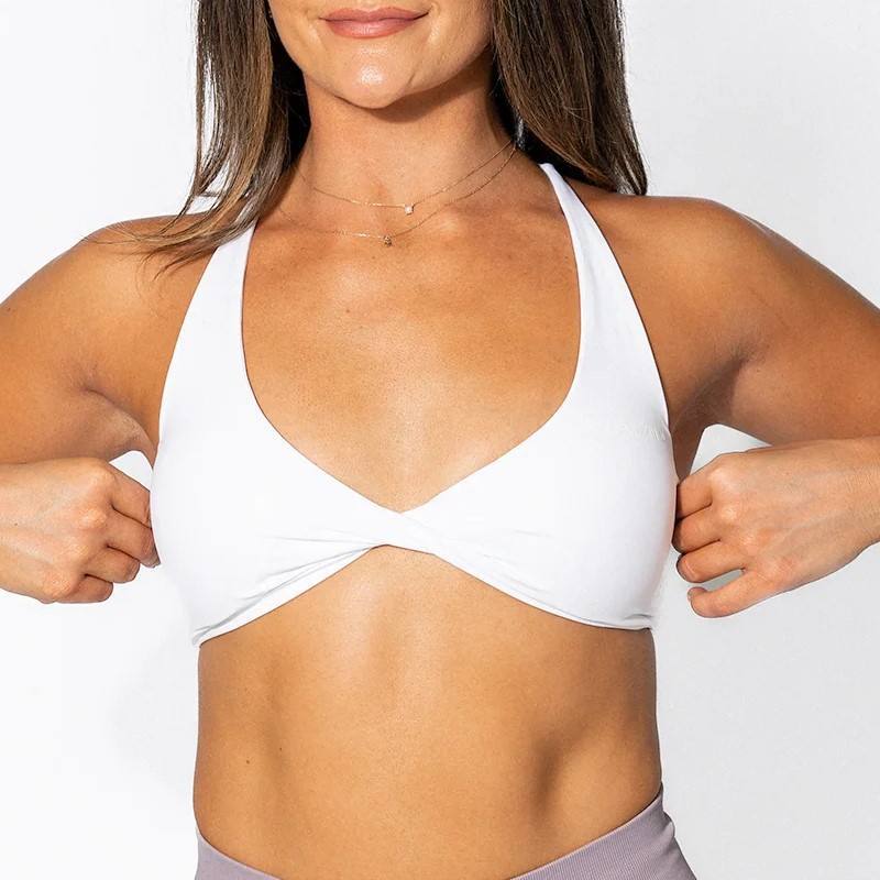 Custom Yoga Bra | designer Nylon Spandex Fitness Yoga Wear Front Twist Sports Bra for Women Manufacturer - 图片 2