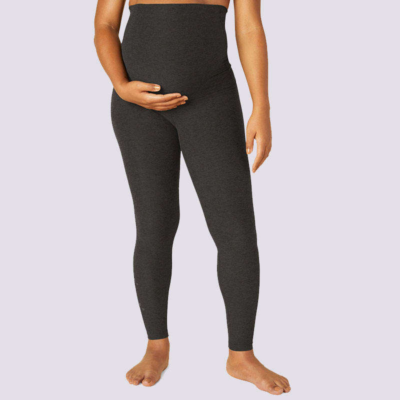 Belly Support Pregnancy Pants Leggings Manufacturer | High Waist Maternity Clothes Yoga Pants factory - 图片 3