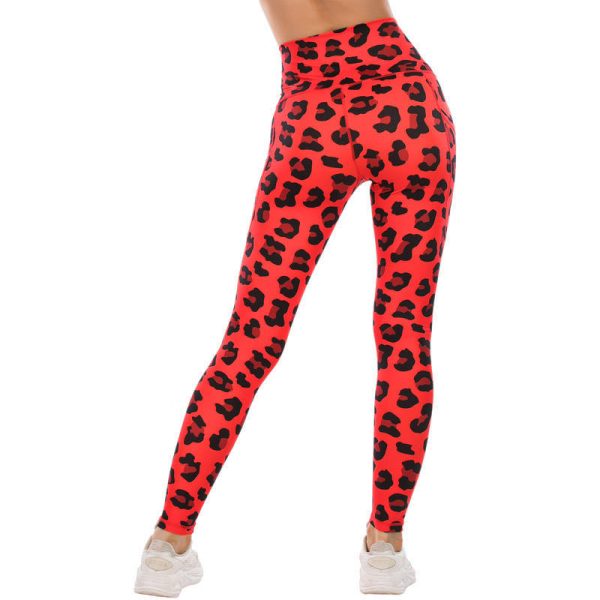 leopard print yoga pants gym leggings Manufacturer | Athletic Ladies High Waisted Yoga Pants factory - 图片 4