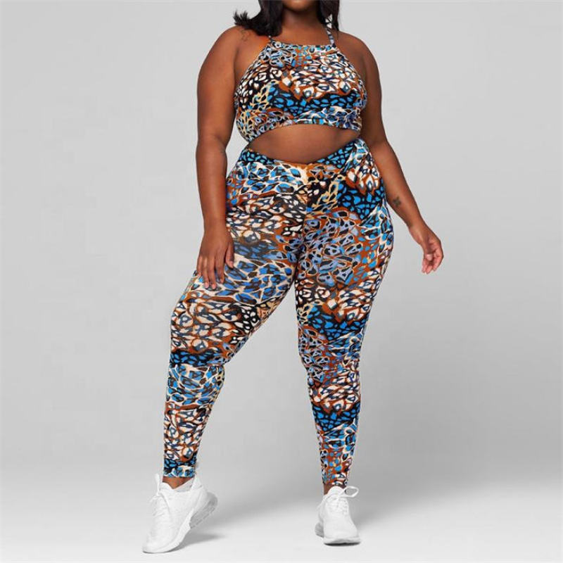 Floral Printed Yoga Pants Manufacturer | Scrunch Butt V Waist Fitness Leggings factory - 图片 3