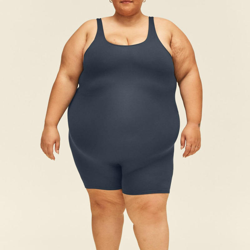Yoga sports Plus Size Jumpsuit Manufacturer | Big Size XXl-6Xl Recycled Fabric One Piece Running Exercise Jumpsuits Factory