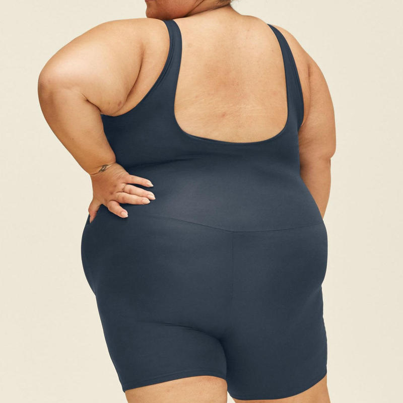 Yoga sports Plus Size Jumpsuit Manufacturer | Big Size XXl-6Xl Recycled Fabric One Piece Running Exercise Jumpsuits Factory - 图片 4