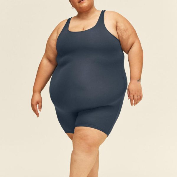 Yoga sports Plus Size Jumpsuit Manufacturer | Big Size XXl-6Xl Recycled Fabric One Piece Running Exercise Jumpsuits Factory - 图片 2