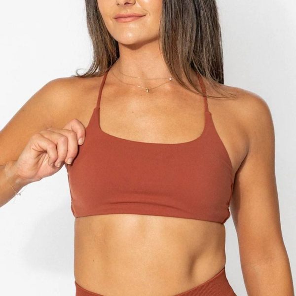 Custom Backless Sports Bra Manufacturer | Custom Removable Padded Crop Top Yoga sports bra Manufacturer - 图片 2