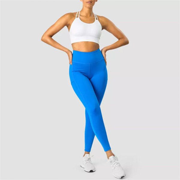 yoga pants with pocket Manufacturer | breathable workout stretch Custom Sports Fitness Workout tights Leggings factory - 图片 2
