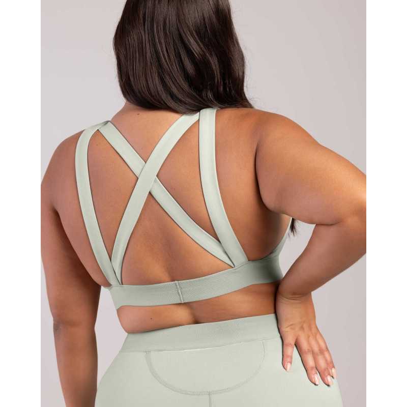 V Neck Sports Bra Manufacturer | Custom Biker Shorts Set With Hidden Pocket Supplier - 图片 4