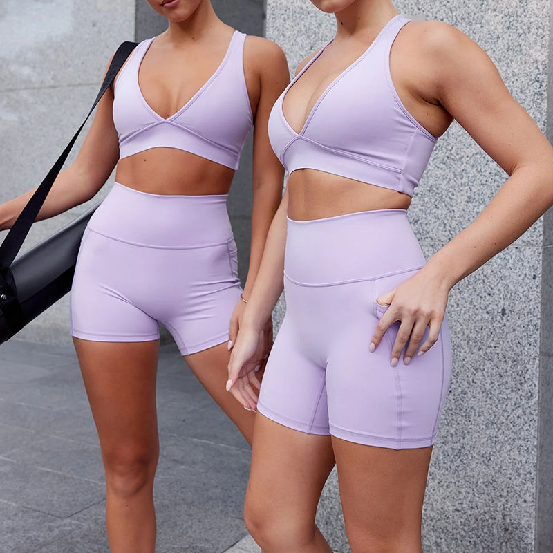 Cross Back Print Sports Bra Manufacturer | Running Shockproof Gym Yoga Sports Bras supplier - 图片 4