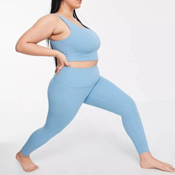 Custom workout plus size gym wear suit Manufacturer | Custom women two pieces yoga sets - 图片 2
