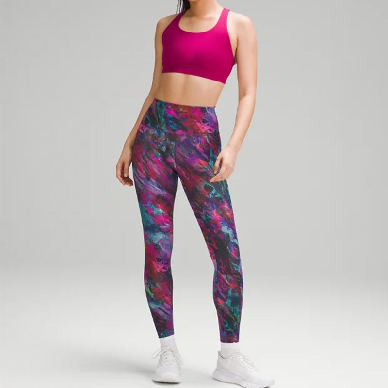 Custom digital print Leggings Manufacturer | gym running Push Up gym running Leggings suppliers - 图片 3