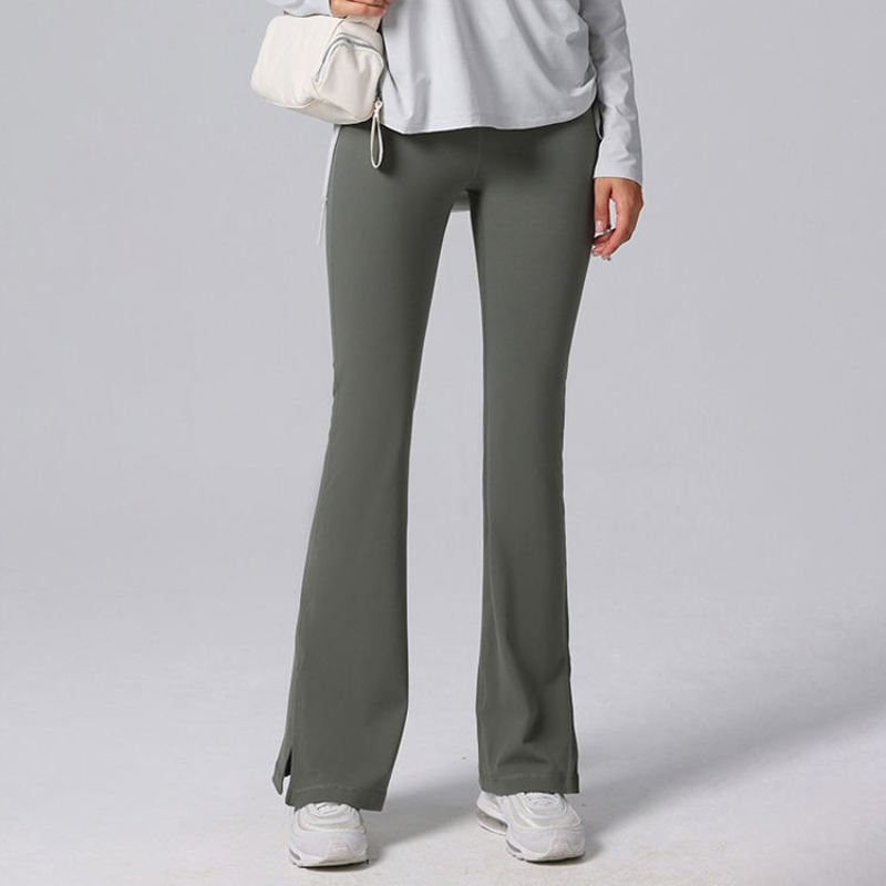 Custom Flared Sweatpants Leggings For Women Manufacturer | High Elasticity Leggings suppliers - 图片 2