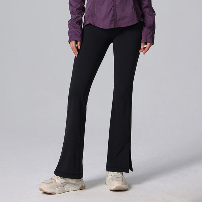 Custom Flared Sweatpants Leggings For Women Manufacturer | High Elasticity Leggings suppliers - 图片 3