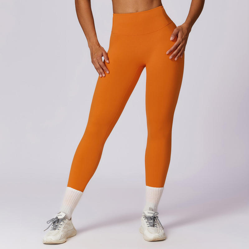 Custom no front seam Yoga Leggings Manufacturer | Butt lift Breathable Yoga Leggings suppliers - 图片 2