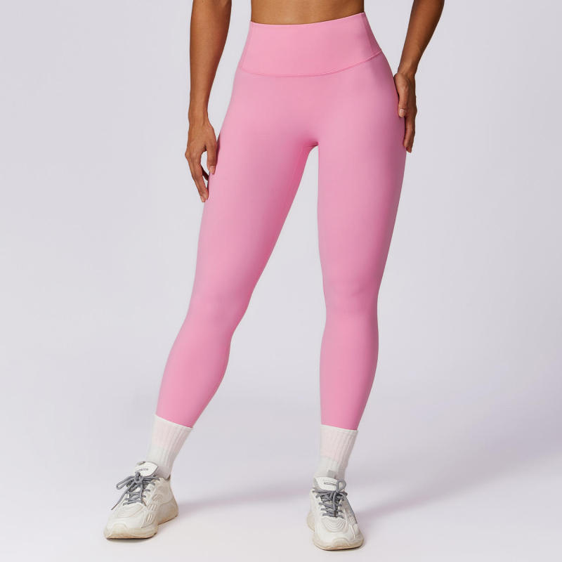 Custom no front seam Yoga Leggings Manufacturer | Butt lift Breathable Yoga Leggings suppliers - 图片 3