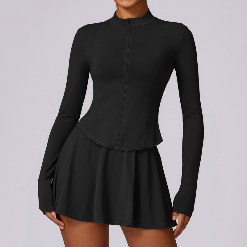Custom Fitness Jackets and Tennis Skirt Manufacturer | Custom Two Piece Sporty Sets Manufacturer - 图片 4