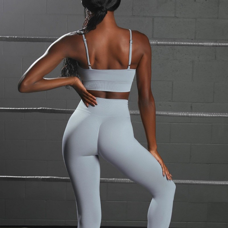 Custom Women's Workout Outfit Gym 2 Pieces Set Manufacturer | Custom Two Piece Sporty Sets suppliers - 图片 4