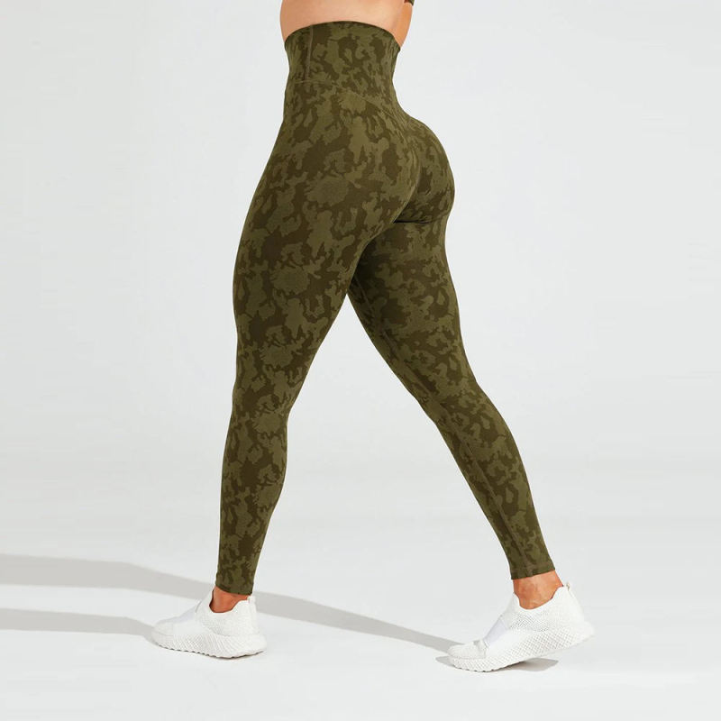 Custom Tummy Control sublimation Yoga leggings | Gym digital print Leggings suppliers - 图片 5