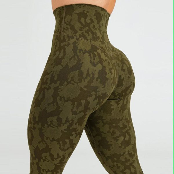 Custom Tummy Control sublimation Yoga leggings | Gym digital print Leggings suppliers - 图片 6