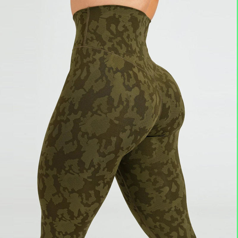 Custom Tummy Control sublimation Yoga leggings | Gym digital print Leggings suppliers - 图片 3