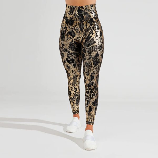Custom embossed High Waist Yoga Pants manufacturer | Gym Sports Workout Leggings suppliers - 图片 2