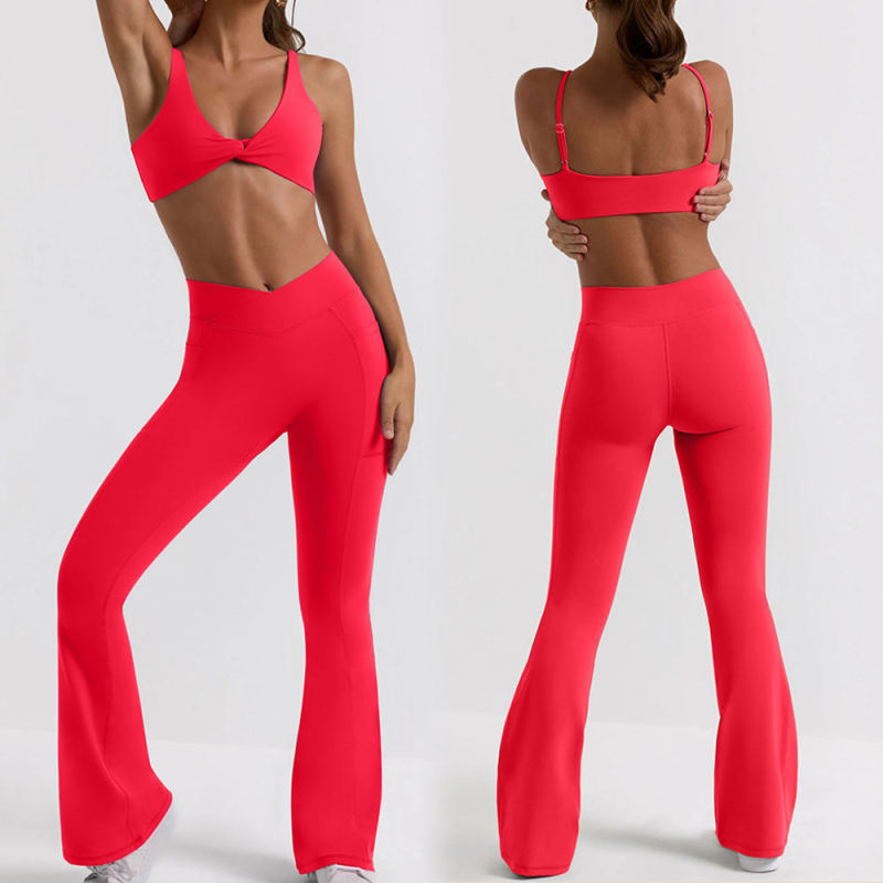 Custom Padded Front Scrunch Sports Bra Manufacturer | Soft Breathable Sports Bra Top supplier - 图片 4