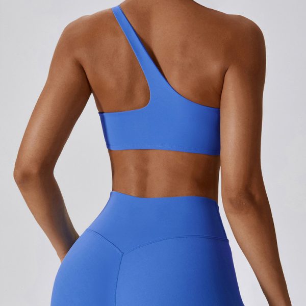 Custom One Shoulder Sports Bra Manufacturer | Gym Fitness One Shoulder Sports Bra Tops supplier - 图片 3