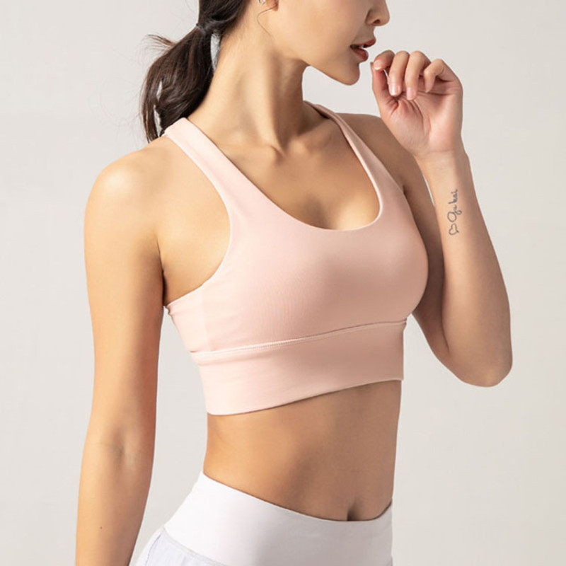 Custom Adjustable Strap Sports Bra Manufacturer | Gym Fitness Nylon Spandex Sports Bra supplier - 图片 3