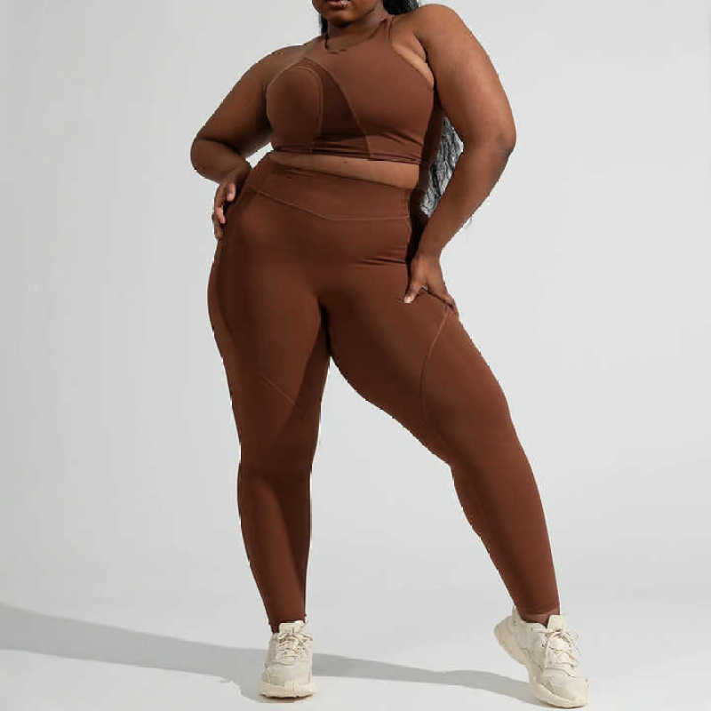 Custom plus size Workout Gym Clothes Manufacturer | Nude Feeling fitness sets suppliers - 图片 4