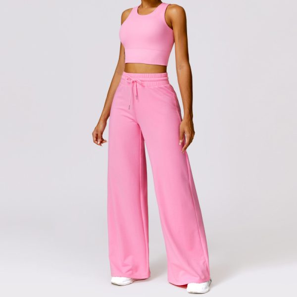 Custom Yoga Flared Pants Set Manufacturer | High-strength Two-piece Activewear For Women suppliers - 图片 4