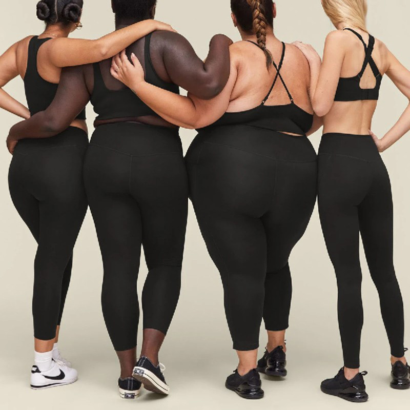 4 way stretch gym fitness sets Clothing Manufacturer | XL-6XL plus size Yoga Set Wear suppliers - 图片 4