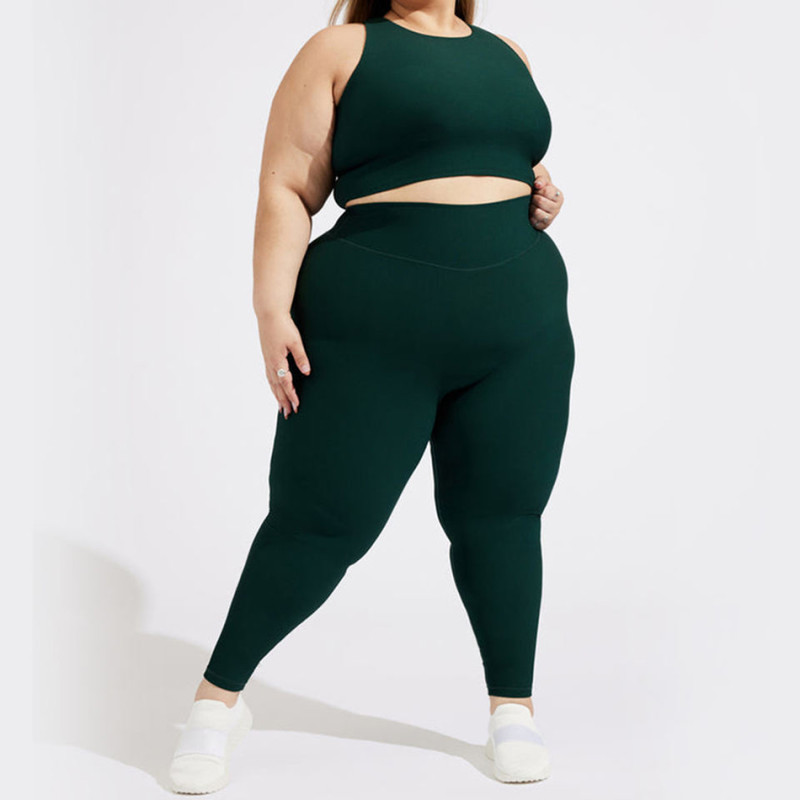 Big Plus Size Woman Fitness Clothing Manufacturer | Oem XL Plus Size Workout Sets suppliers - 图片 4