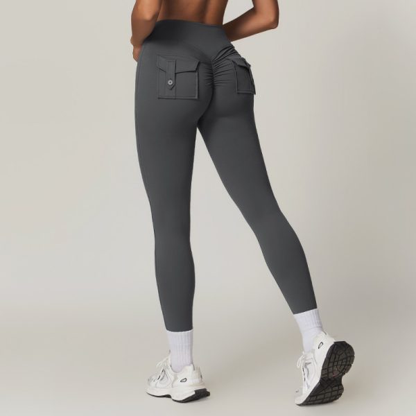Custom leggings with pockets Manufacturer | fitness tight High-waisted sport leggings suppliers - 图片 3