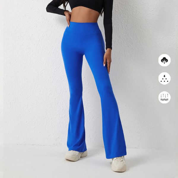 High Waist Flared Yoga Pants Manufacturer | Gym Fitness Women Butt Lifting Yoga Pants suppliers - 图片 2