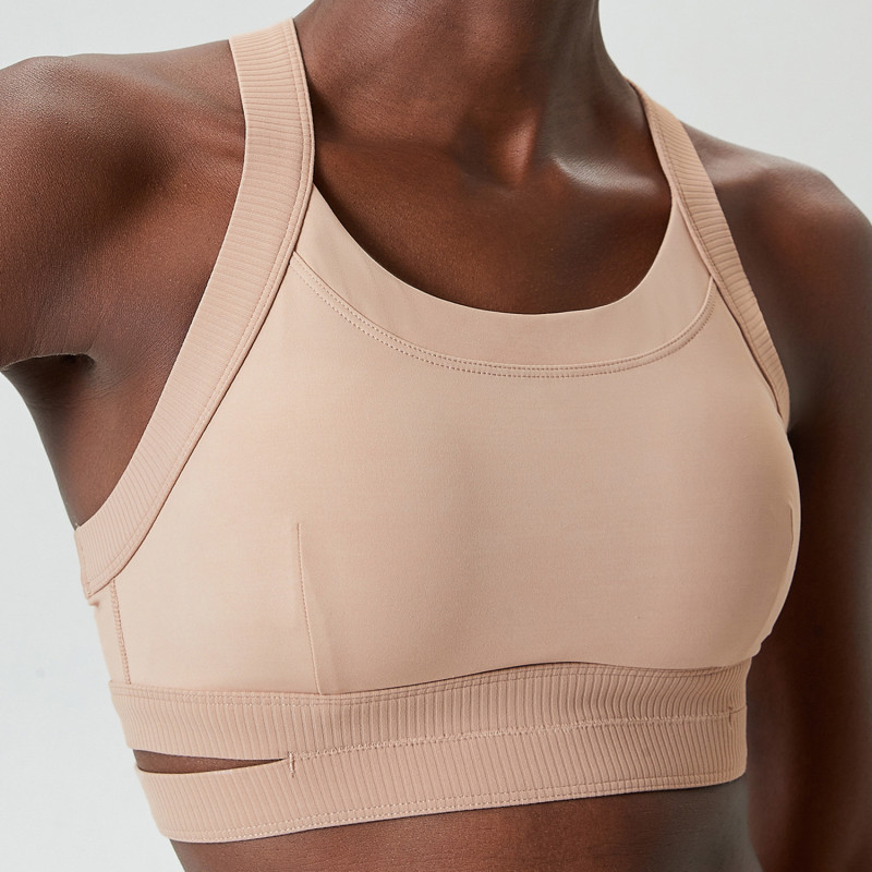Active Workout Hollow Out Yoga Bra Top supplier | Custom Logo Yoga Fitness Sports Bra Vendor - 图片 2