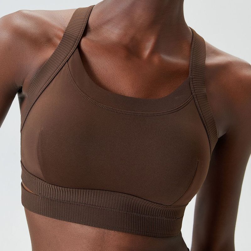 Active Workout Hollow Out Yoga Bra Top supplier | Custom Logo Yoga Fitness Sports Bra Vendor - 图片 3