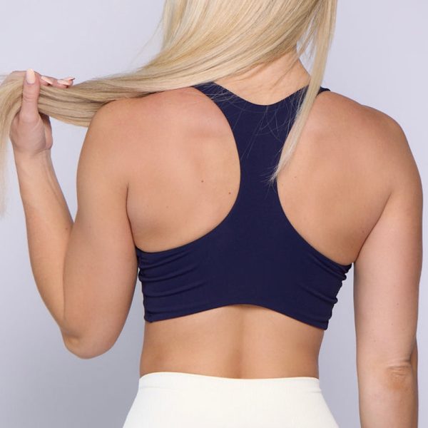 Fitness Racer Back Yoga Bra supplier | Custom High Support Cute Training Sports Bra Vendor - 图片 4