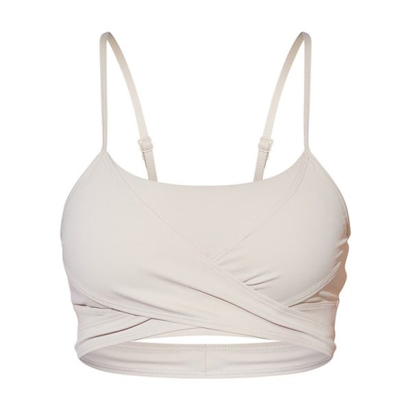 Sculpt Cross Over Strap Sports Bra supplier | Custom Polyester Spandex Sports Bra Vendor - 图片 4